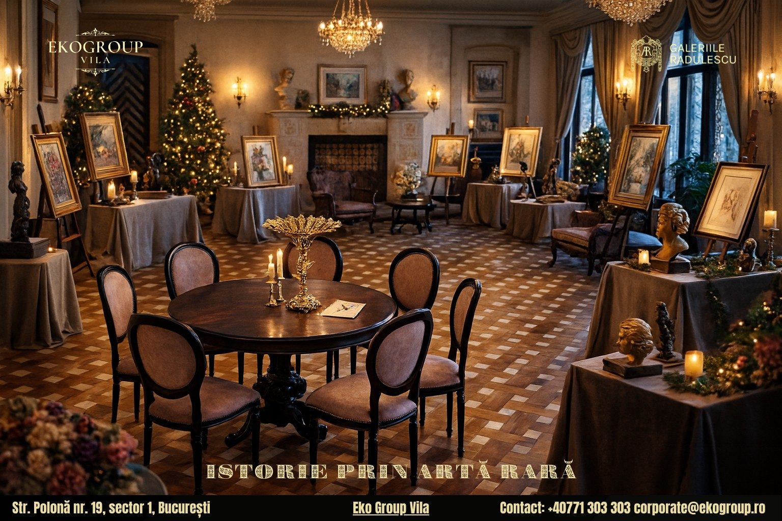 Istoria Crăciunului recreată la Eko Group Vila: o călătorie în farmecul anilor ’30